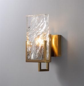Ice crystal wall lamp Crystal Sconce