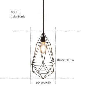 Diamond hanging light