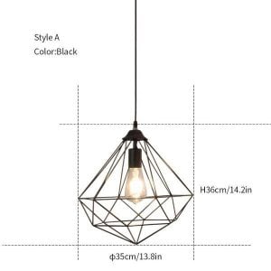 Diamond hanging light