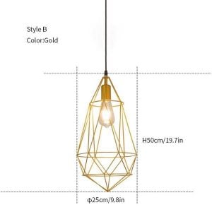 Diamond hanging light