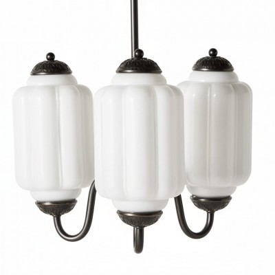 3 Lights Eloise Glass Chandelier for Living Room K947