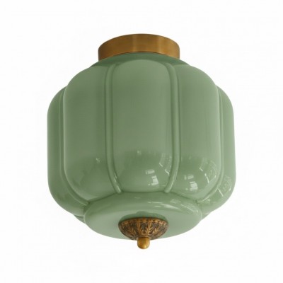 Eloise Vintage Lantern Style Ceiling Light – Elegant Glass Shade Fixture for Hallway K1137