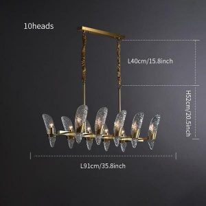 Chandelier/Brass