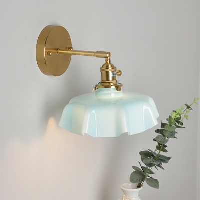 Skirted Ripple Wall Lamp D246