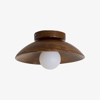 Ovalune Textured Ceiling Lamp - Contemporary Style Lighting for Living Spaces K2104