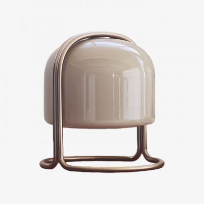 Nera Atmospheric Glass Metal Table Lamp - Retro Inspired Lamp for Bedroom and Living...