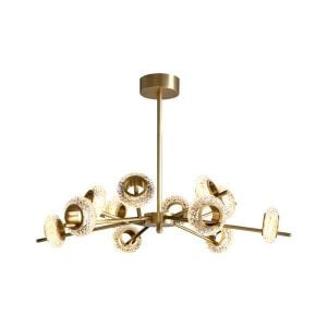 Brass Crystal LED Chandeliers
