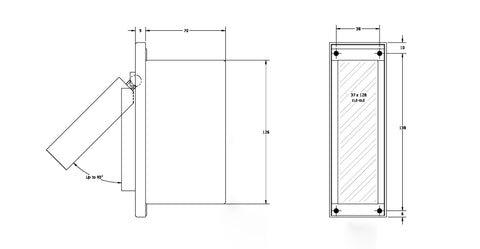 Embedded Bedside Wall Light