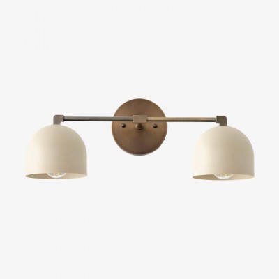 Metio Dome Mid-Century Globe Wall Light – Retro Vanity Sconce for Bathroom or Bedroom...