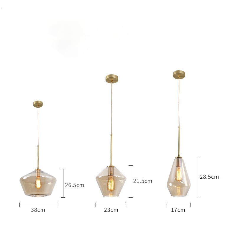 Modern Simple Glass Pendant