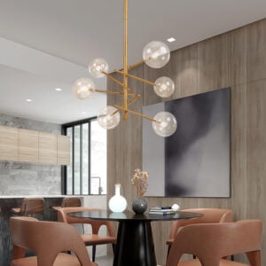 VERTICAL Ball Chandelier