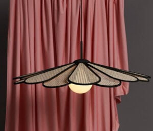 Japanese Rattan Pendant Light