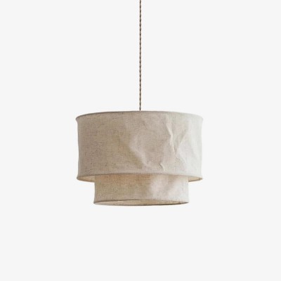 Aeroloom Crumpled Fabric Pendant Lamp - Minimalist Style Lighting for Bedroom and...