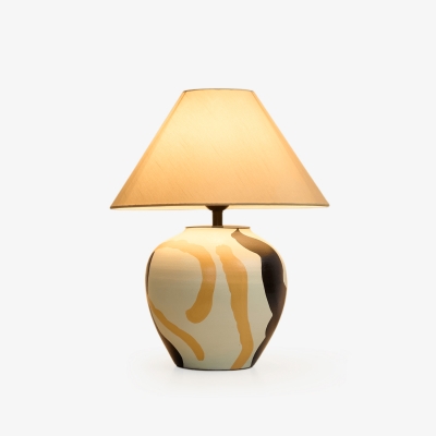 Abstract Pattern Ceramic Table Lamp D383
