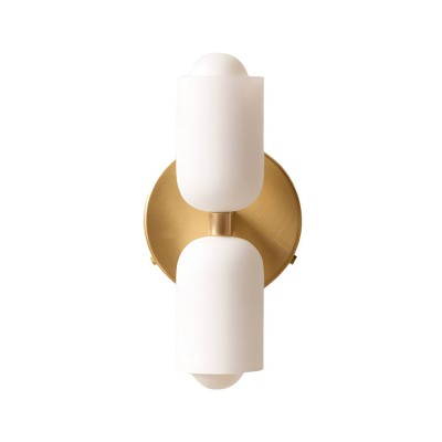 Glass Up Down Wall Sconce