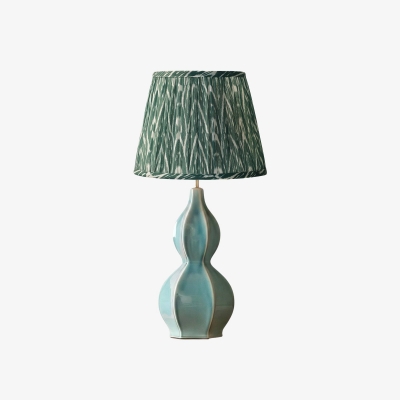 Thalune Coastal Modern Table Lamp with Textured Ceramic Design for Living Spaces K2170