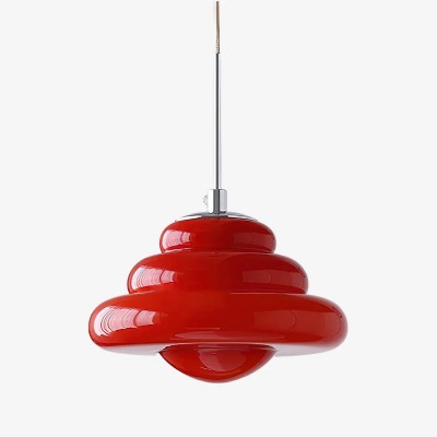 Bomiello Chic Layered Glass Pendant Lamp for Bedroom and Living Area K2163