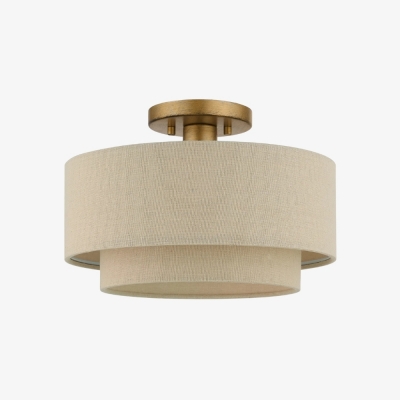 Lumeris Elegant Linen Blend Design Ceiling Light with Modern Style for Living Room K2406