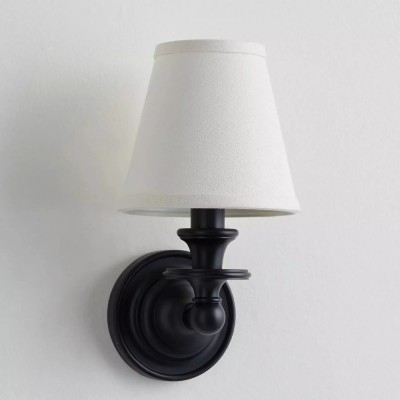 Kalvora Wall Sconce with Fabric Shade – Timeless Lighting for Living & Bedroom K1194