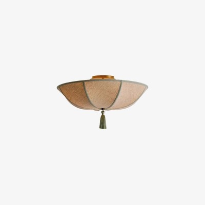 Valoflor Modern Floral Fabric Ceiling Lamp - Decorative Petal Flush Mount for Bedrooms...