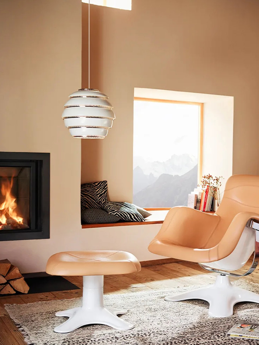 Beehive living room scene