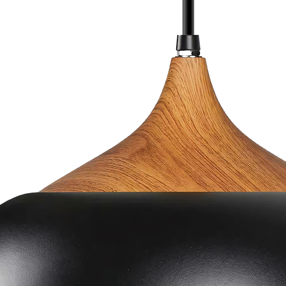Wooden lamp holder