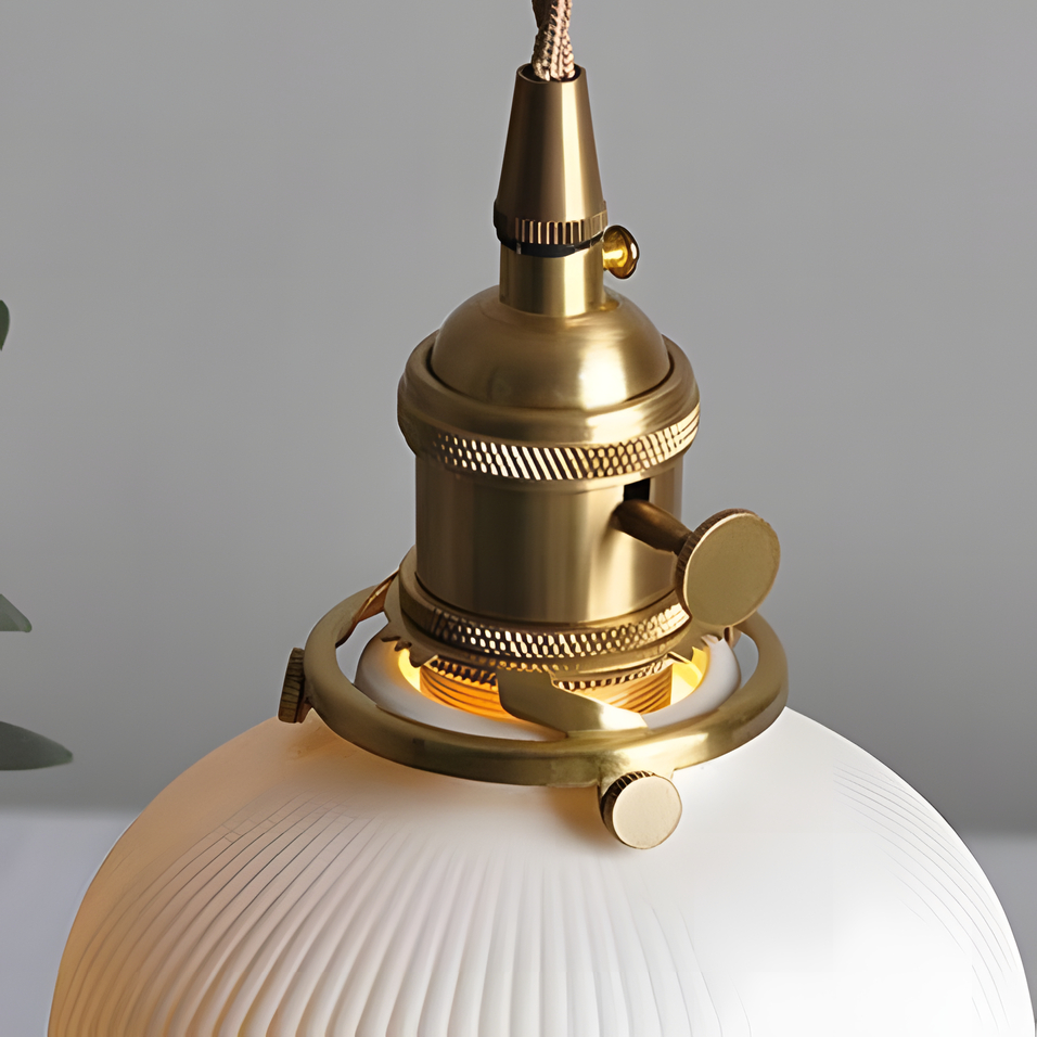 Vintage brass lamp holder