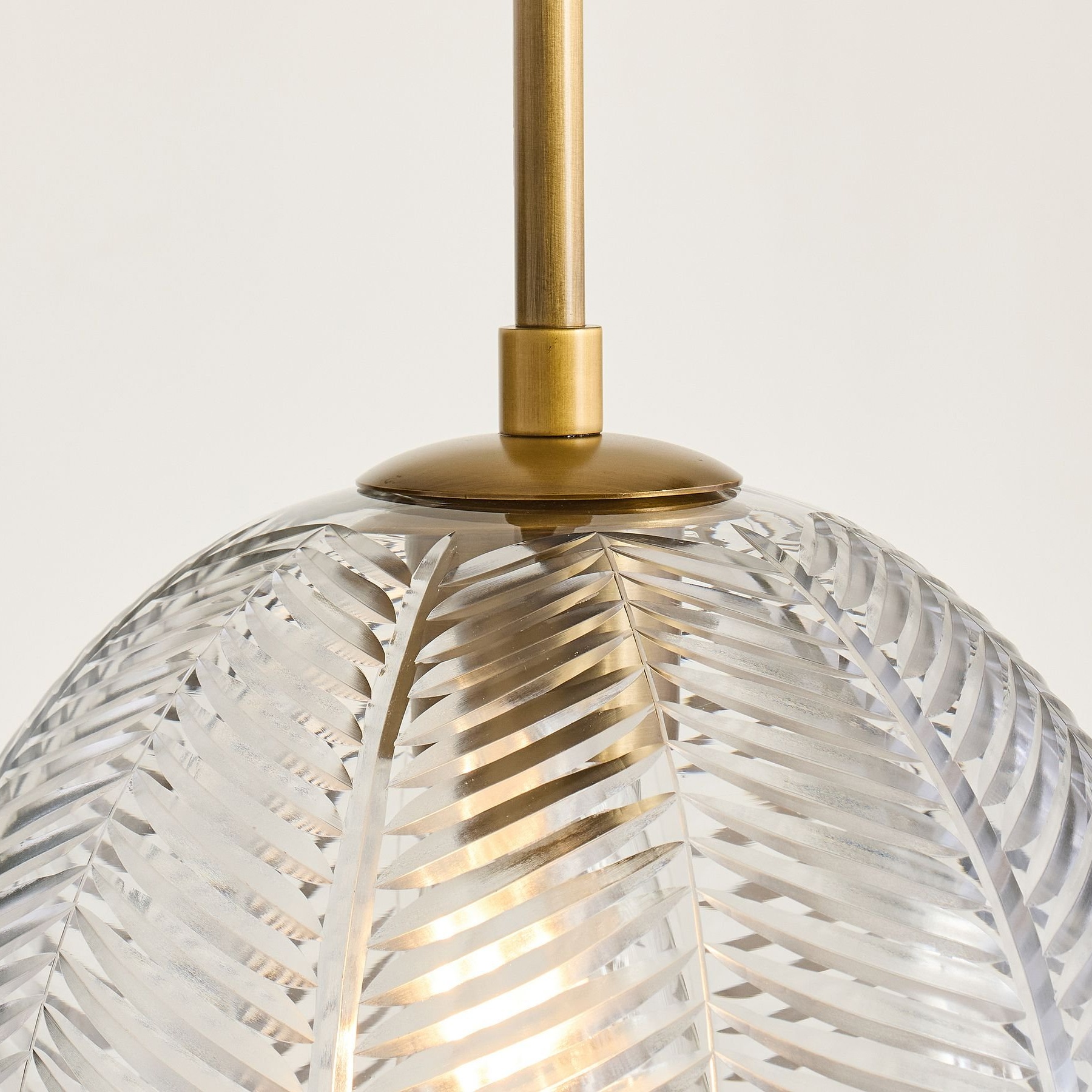 Leaf Dome Glass Shade