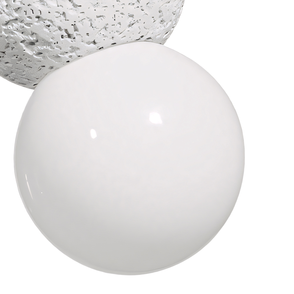Opal glass lampshade