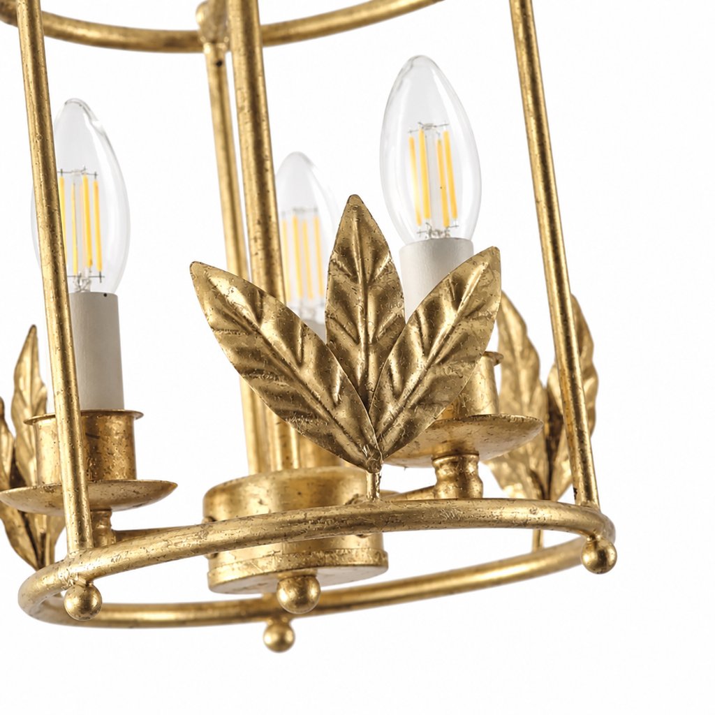 Open Cage With Candle Bulbs
