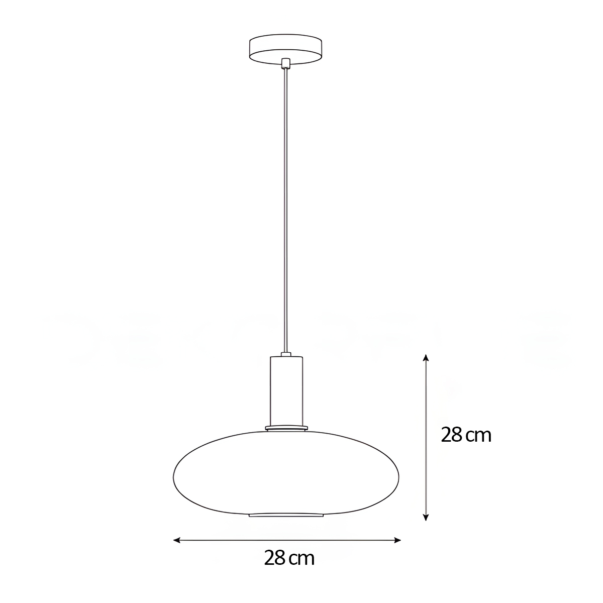Dia 28cm x 28cm / ∅ 11″ x 11″