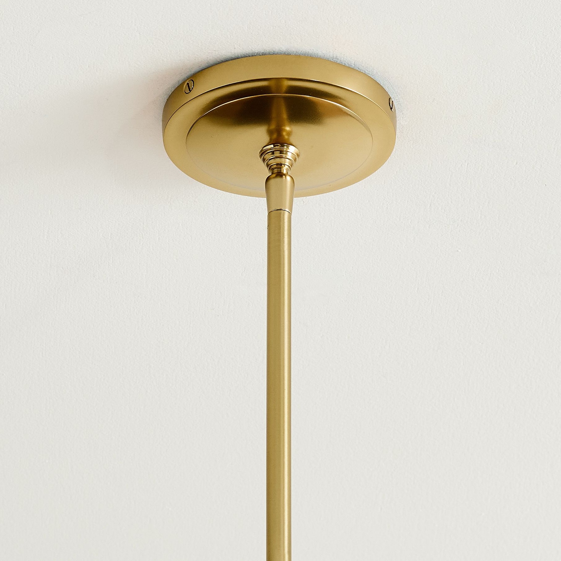 Polished Brass Straight Hanging Rod