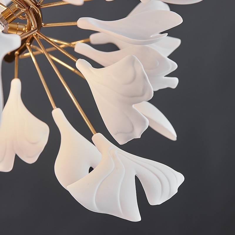 Beautiful ginkgo leaves