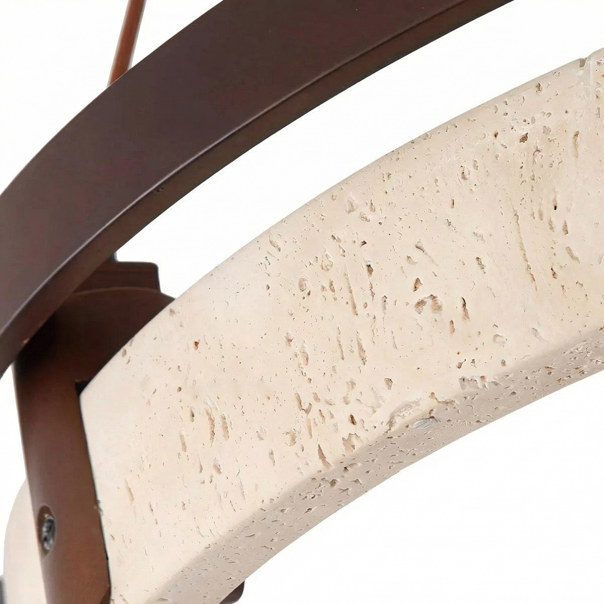 Travertine Ring & Metal Frame