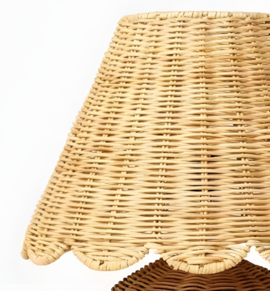 Dome rattan shade