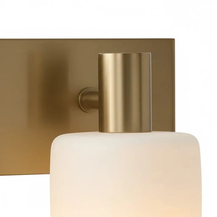 Polished Brass Backplate & Stem