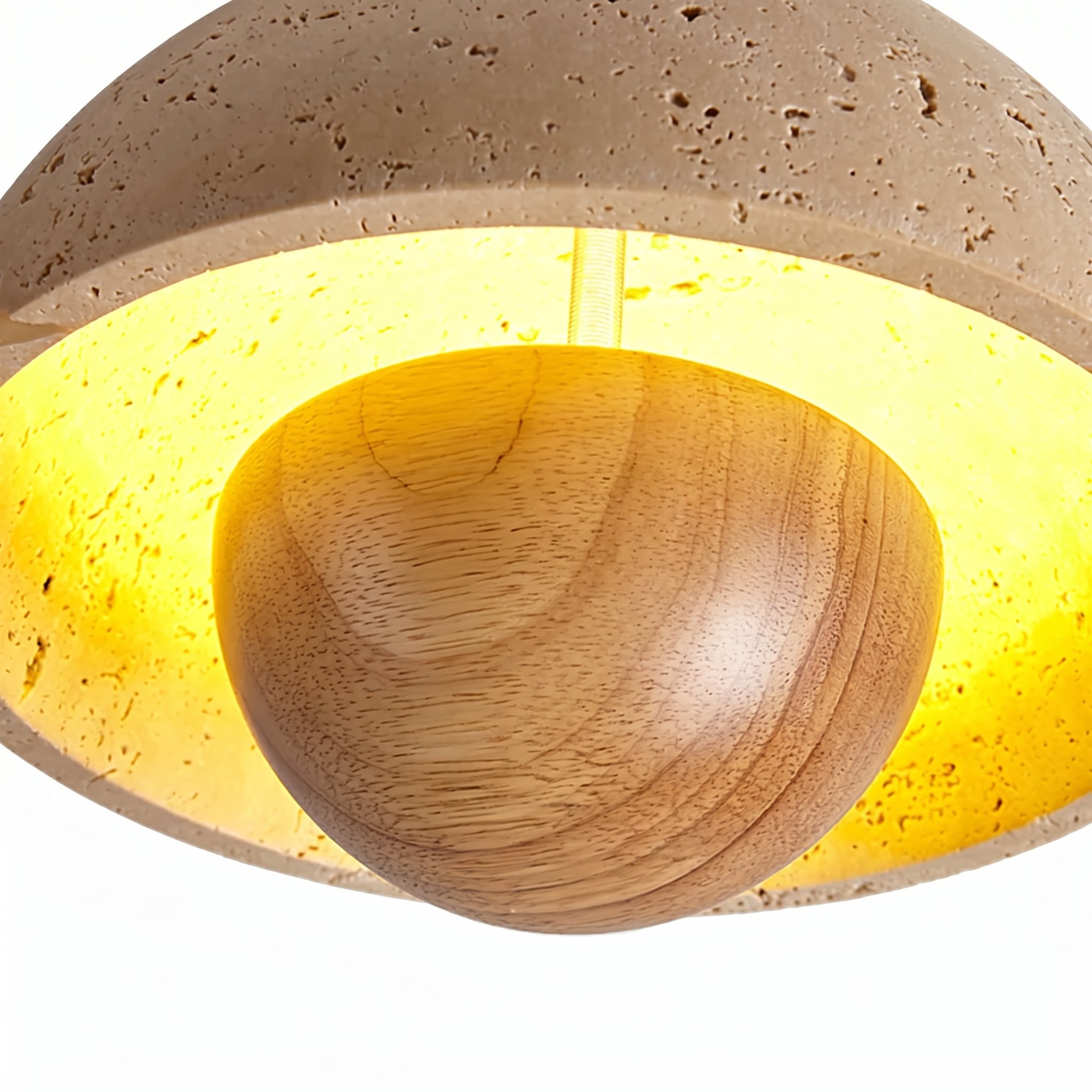 Smooth Wood Sphere Center