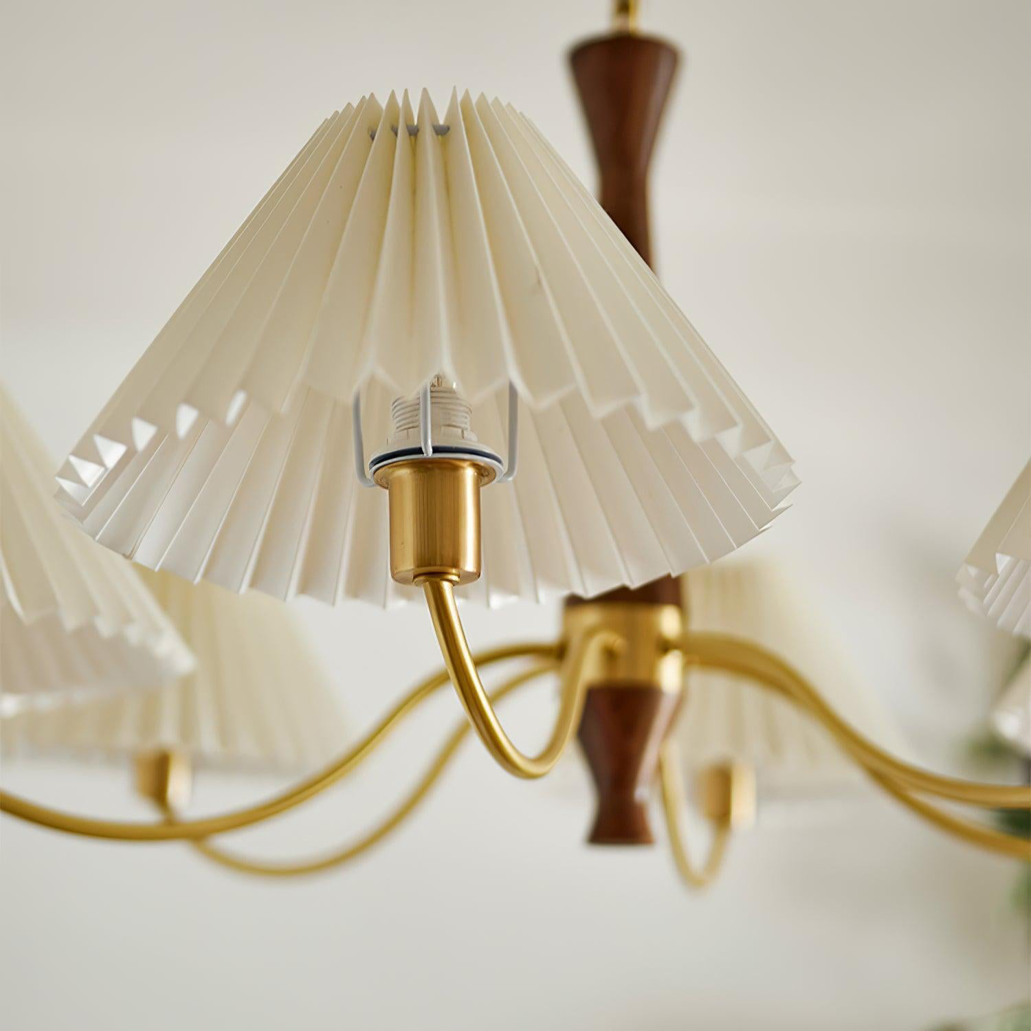 Brass finish light pole