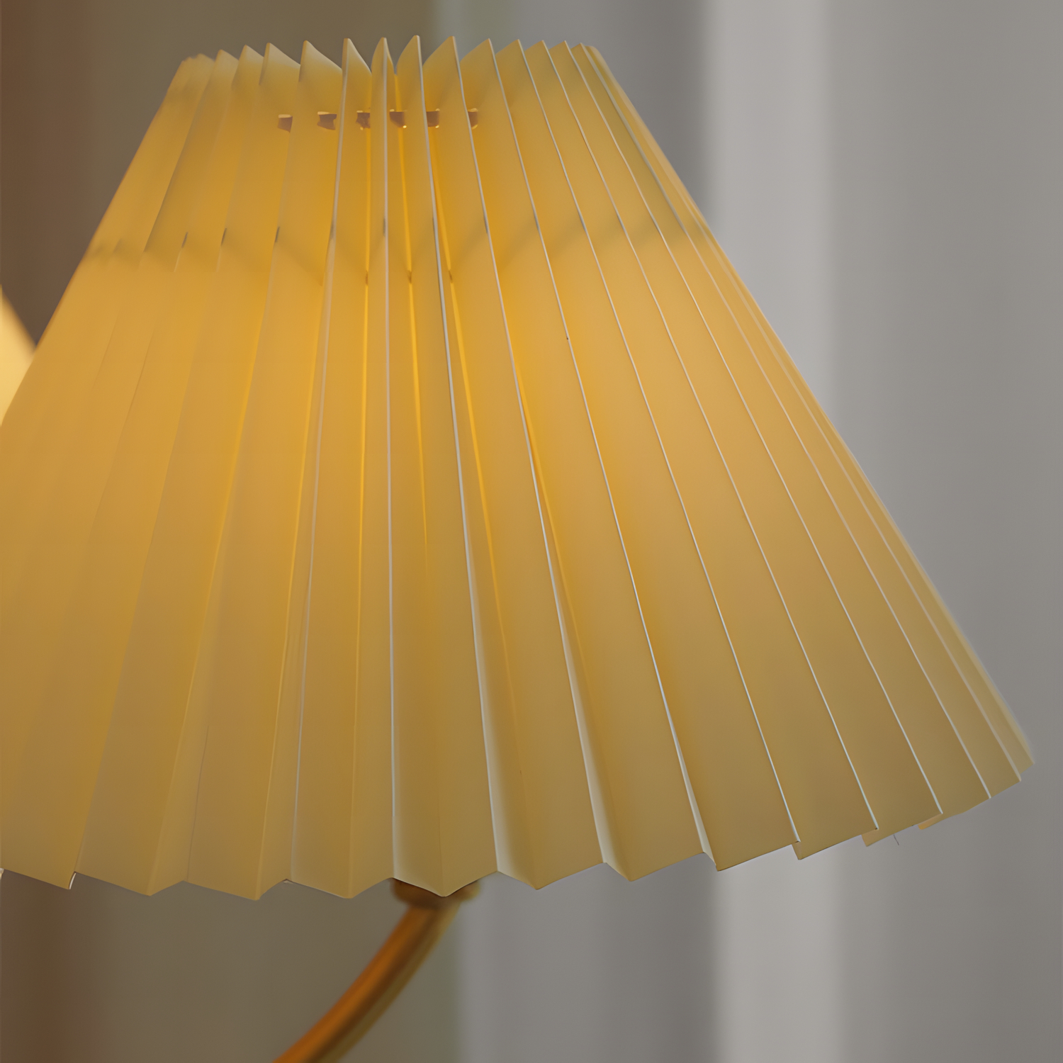 Vintage pleated lampshade