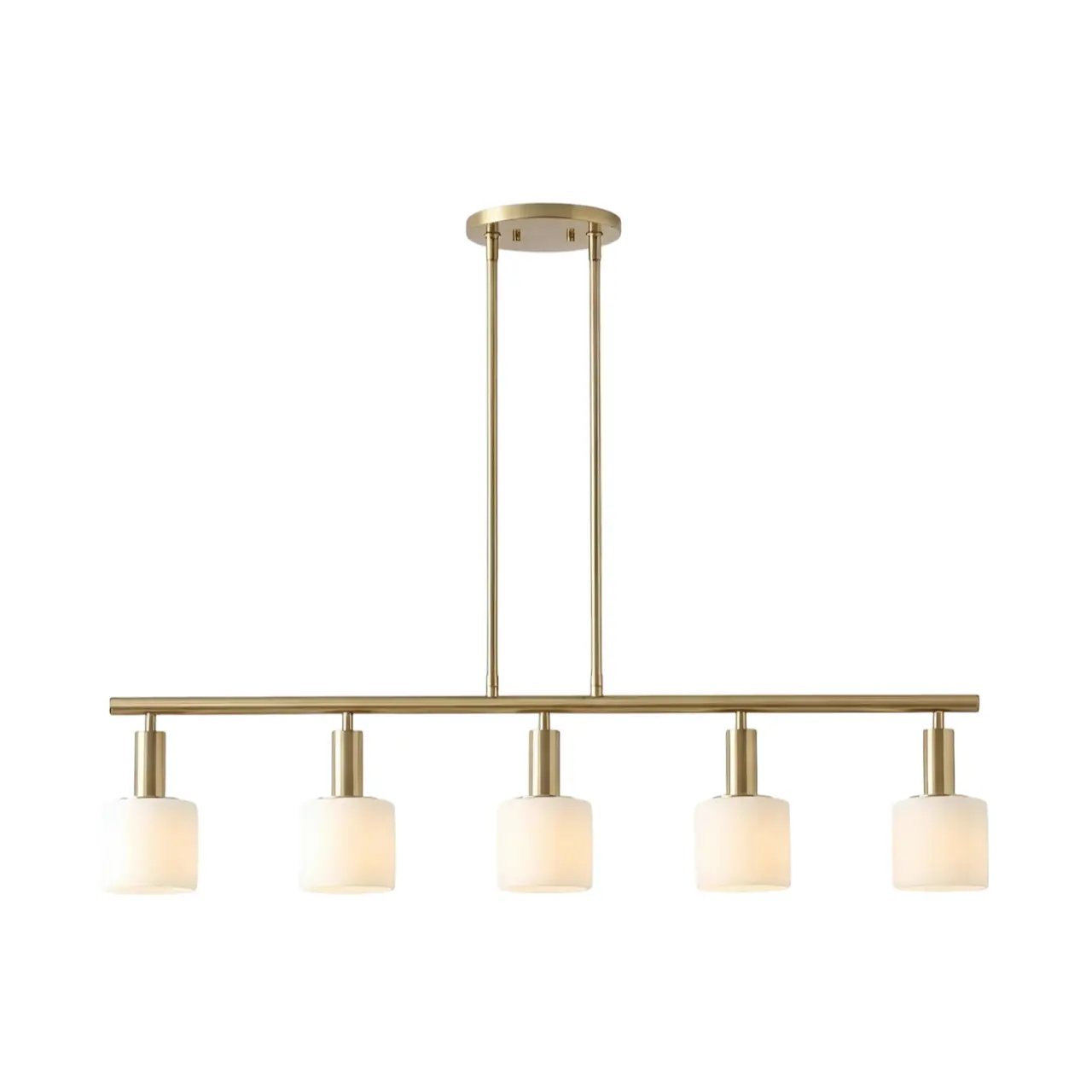 5-Light: 46" D x 4" H