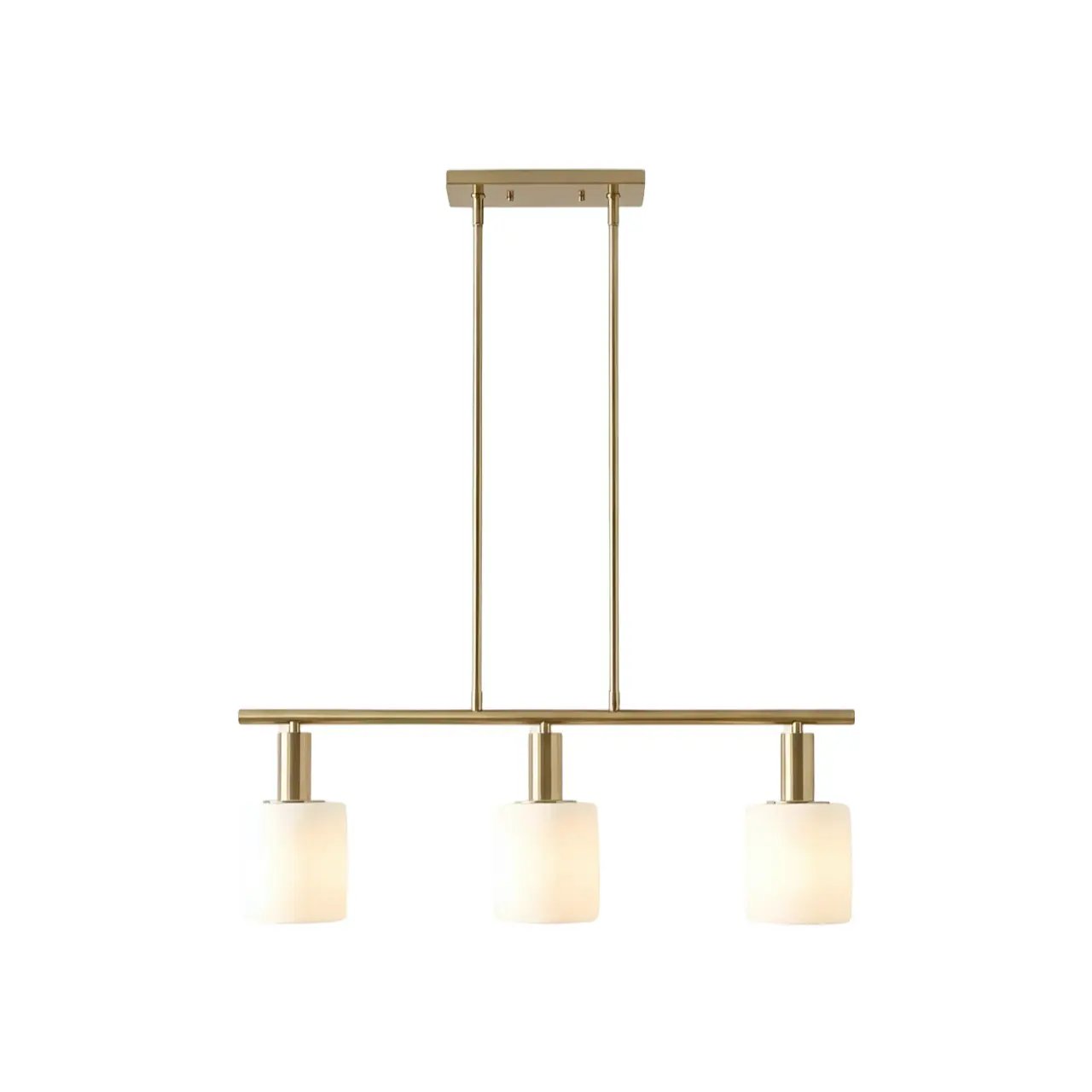 3-Light: 28" D x 4" H