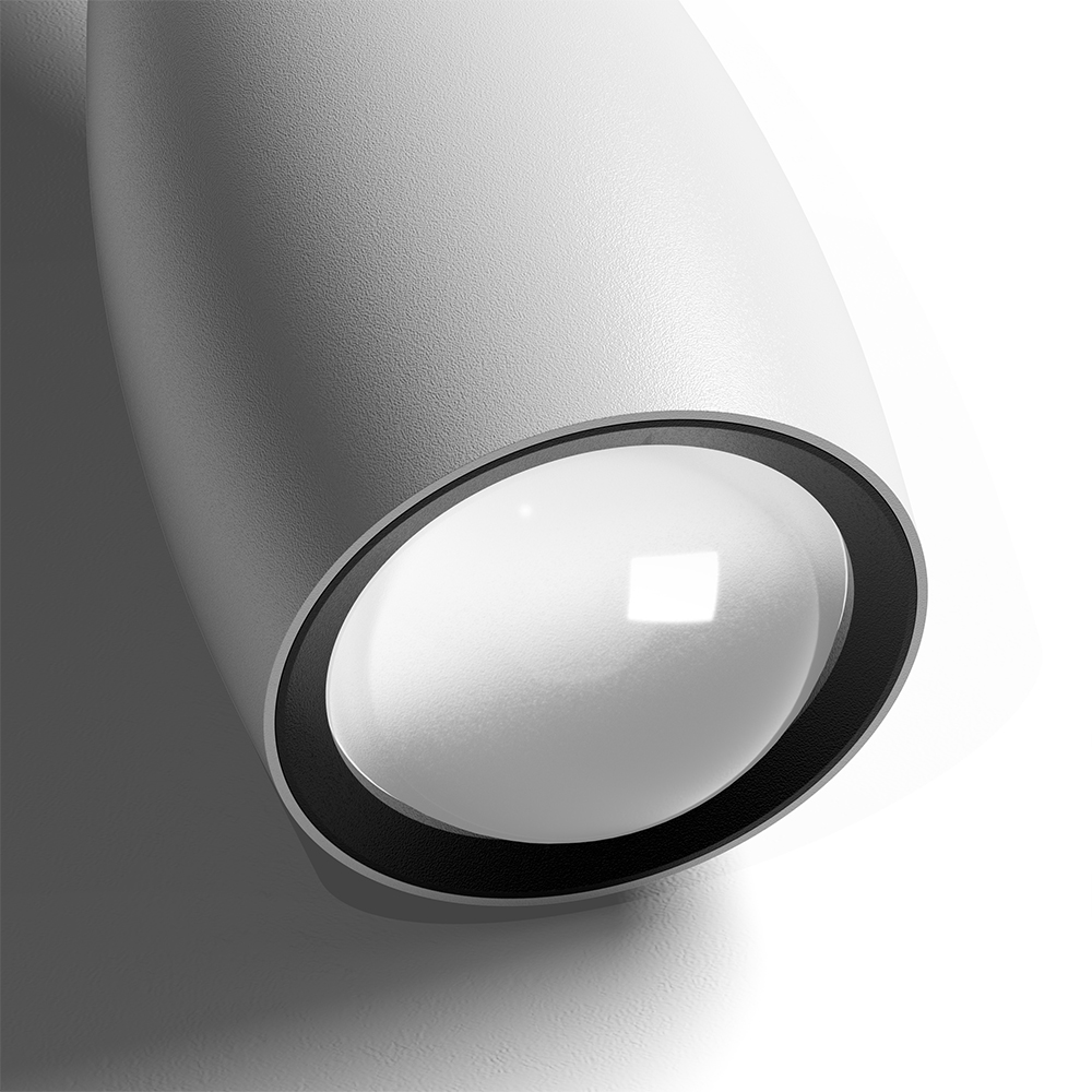 High borosilicate glass lens