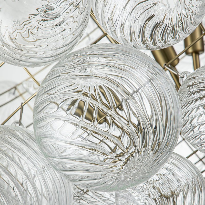 Clear prismatic glass