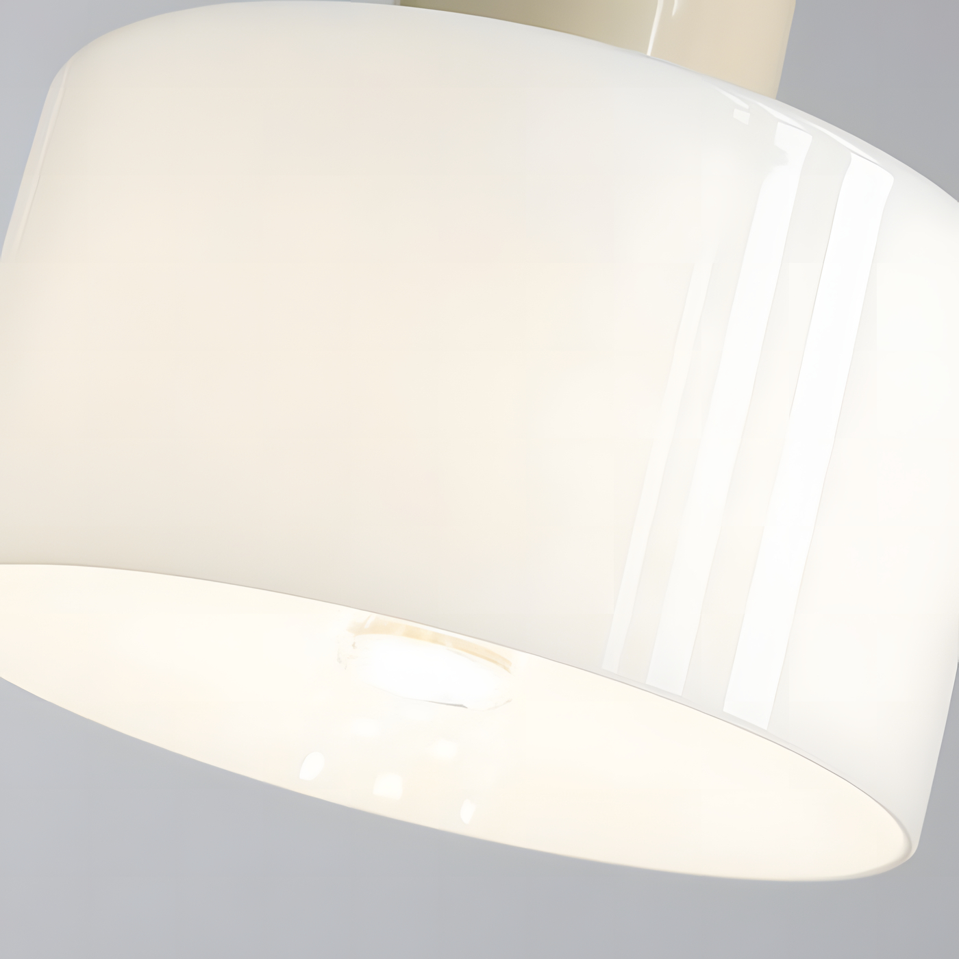 Highly transparent pmma lampshade