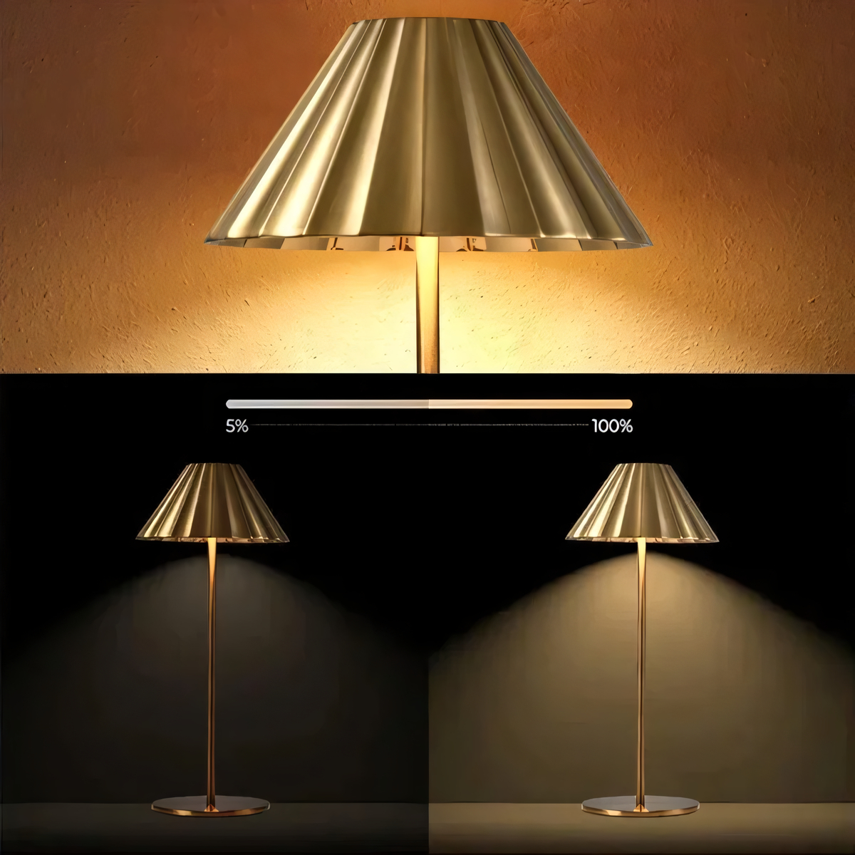 Three-color dimmable
