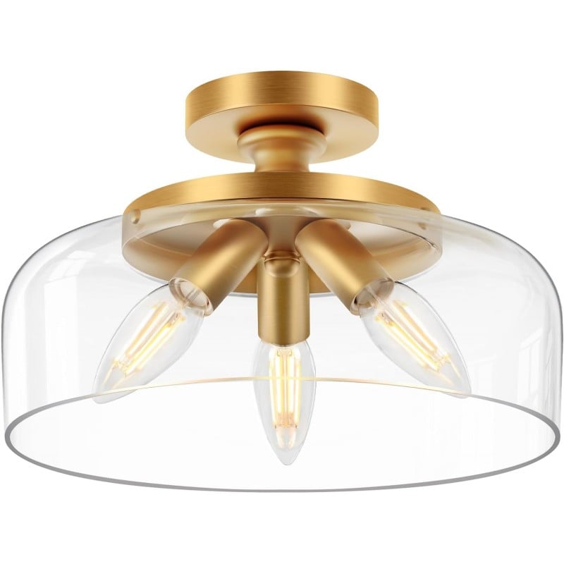 Gold-Clear Glass