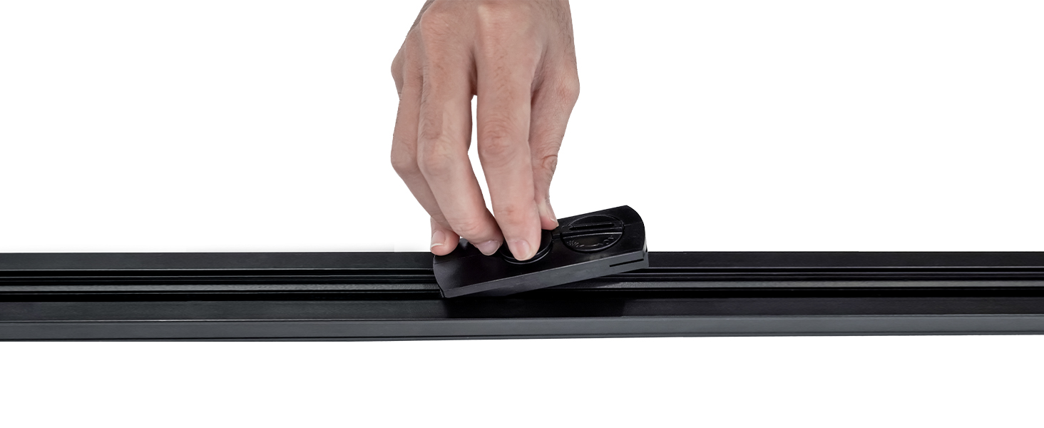 Snap into wire trough