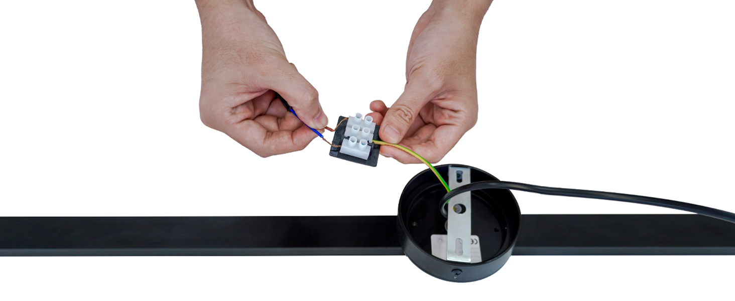 Connect ceiling wire