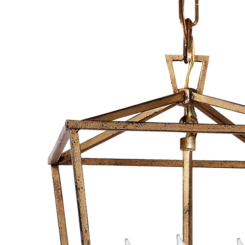 Open steel frame