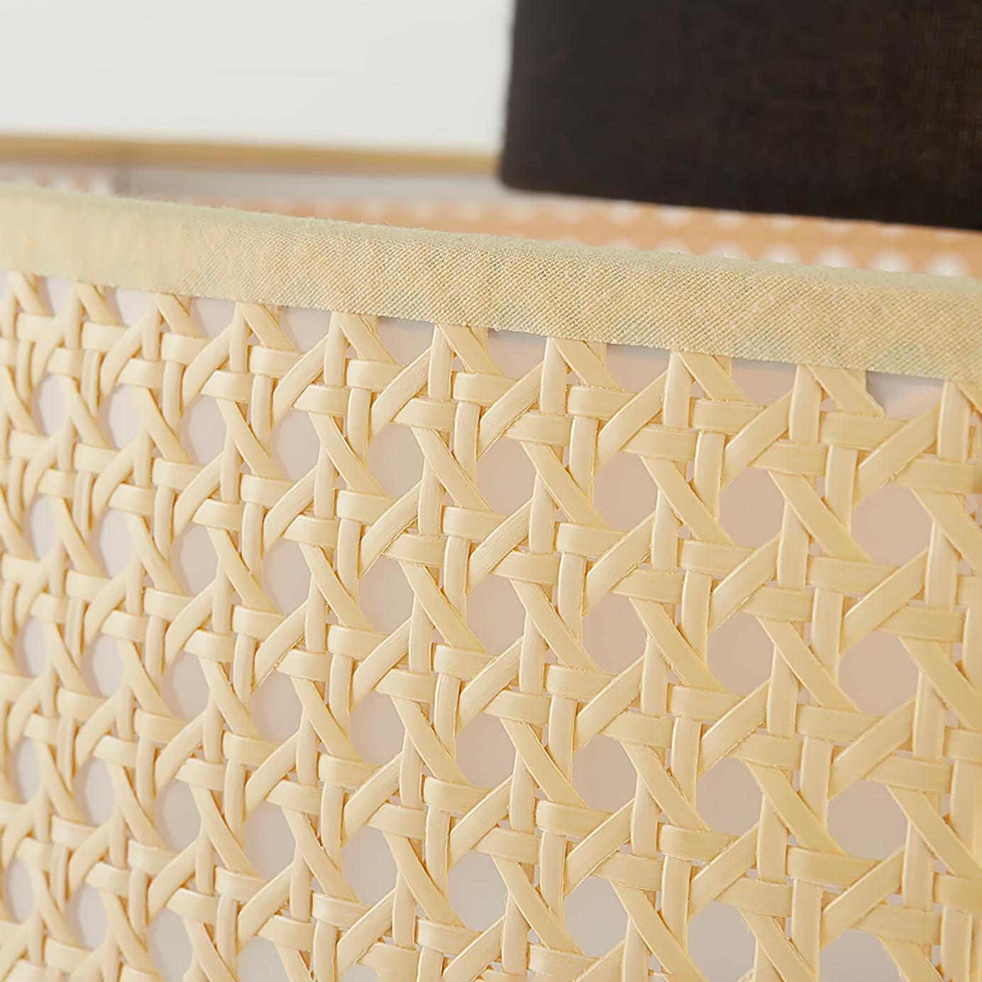 Rattan outer layer